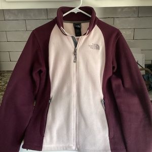 North Face fleece zip